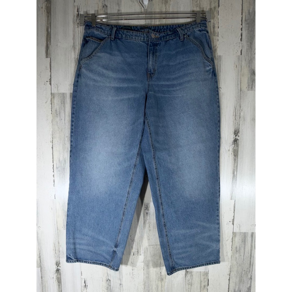 Wild Fable 90s Relaxed Straight Jeans 18 (38x30) Cotton Medium Wash High Rise